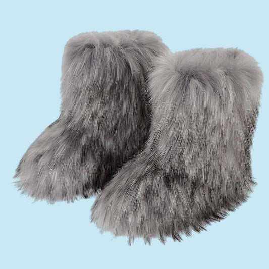 ELEGANCE | Luxe Winter Furry Snow Boots