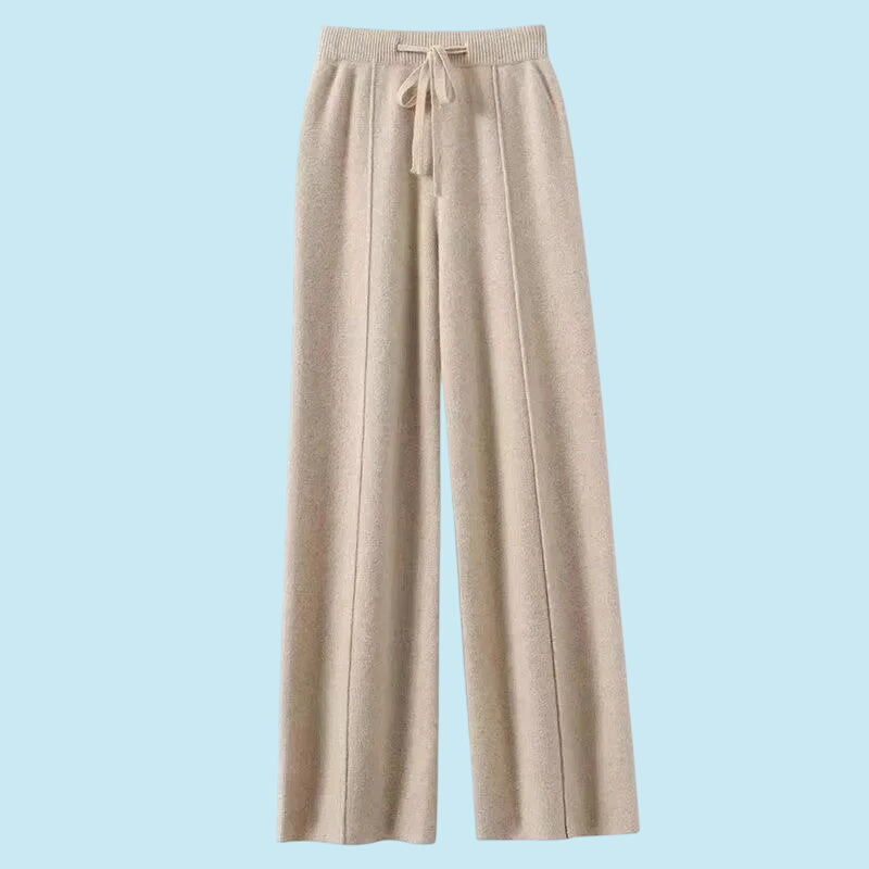 ELEGANCE | Sculpted Soft Wool Palazzo Pant