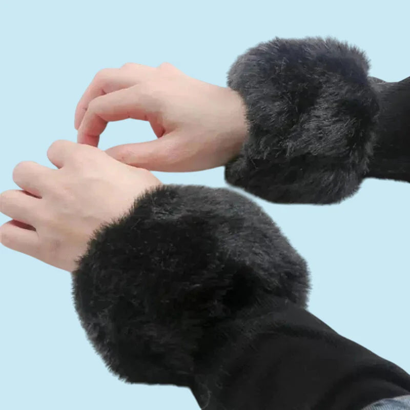 ELEGANCE | Luxe Winter Fur Cuff Warmers