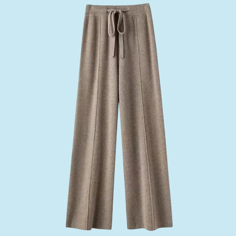 ELEGANCE | Sculpted Soft Wool Palazzo Pant
