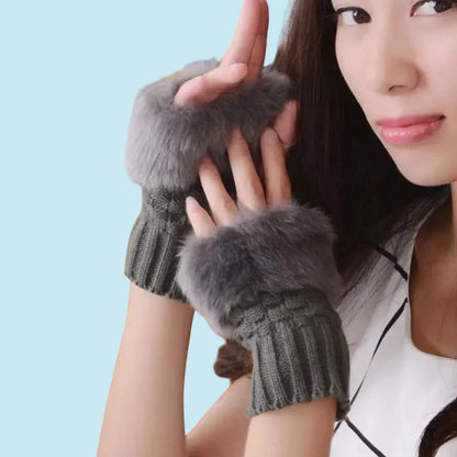 ELEGANCE | Luxe Winter Fur Cuff Warmers