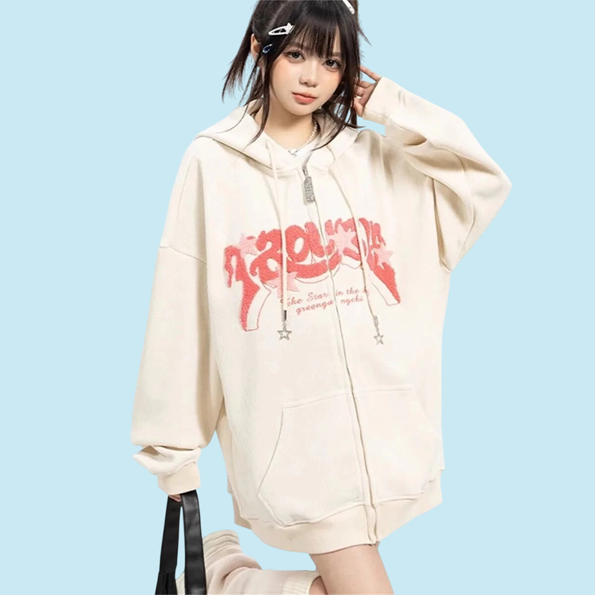 ELEGANCE | Prestige Rose Bear Hoodie