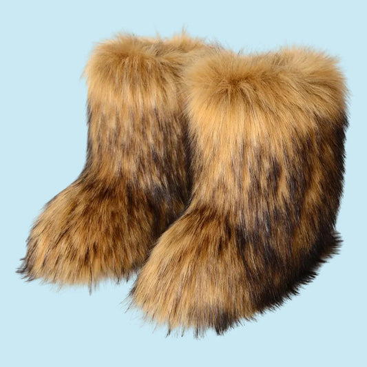 ELEGANCE | Luxe Winter Furry Snow Boots