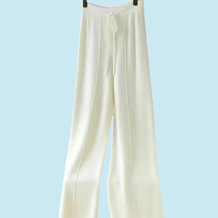 ELEGANCE | Sculpted Soft Wool Palazzo Pant