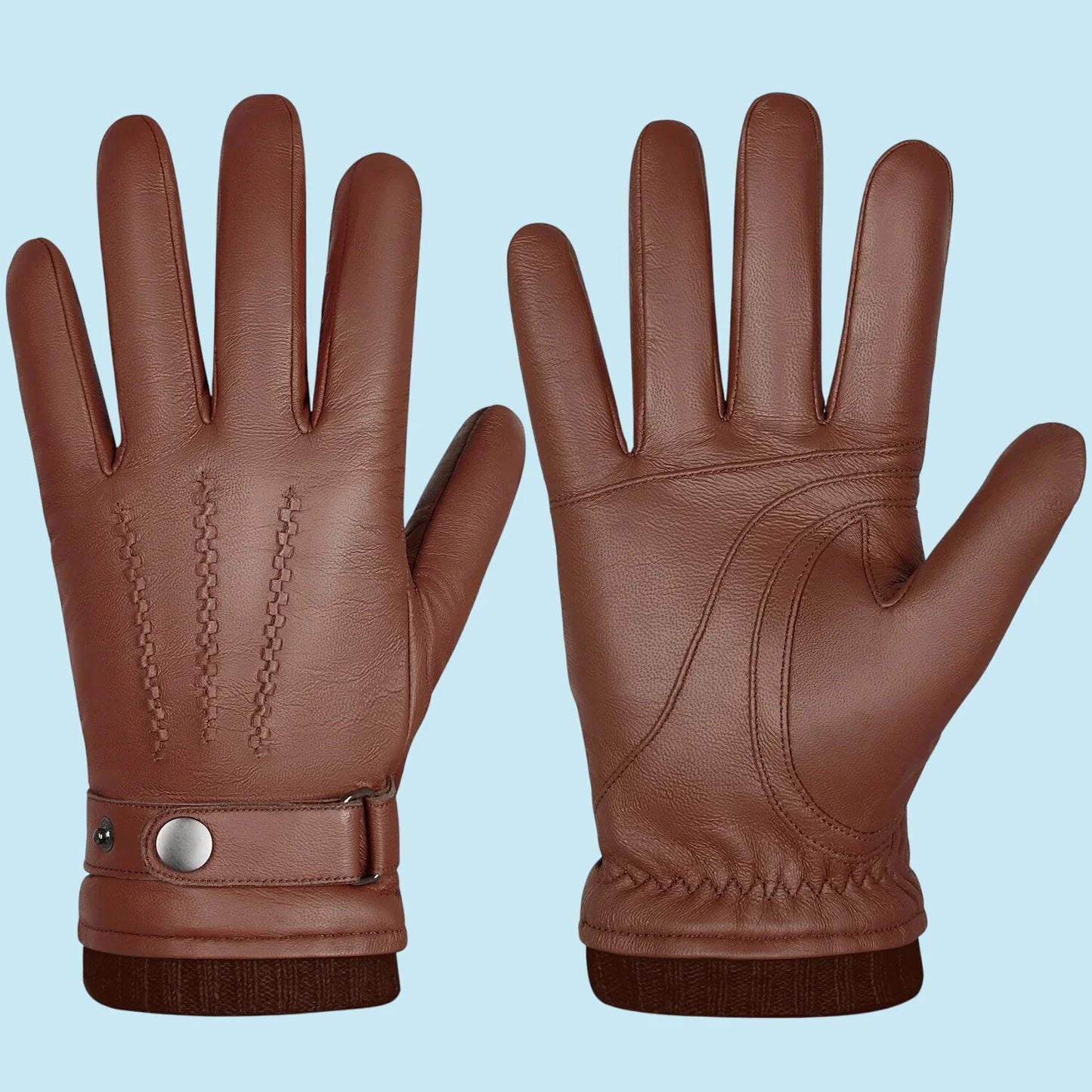 ELEGANCE | Shearling-Lined Premium Sheepskin Leather Gloves