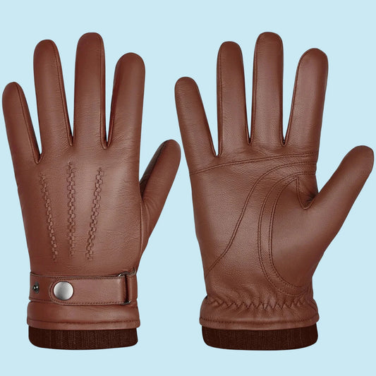 ELEGANCE | Shearling-Lined Premium Sheepskin Leather Gloves