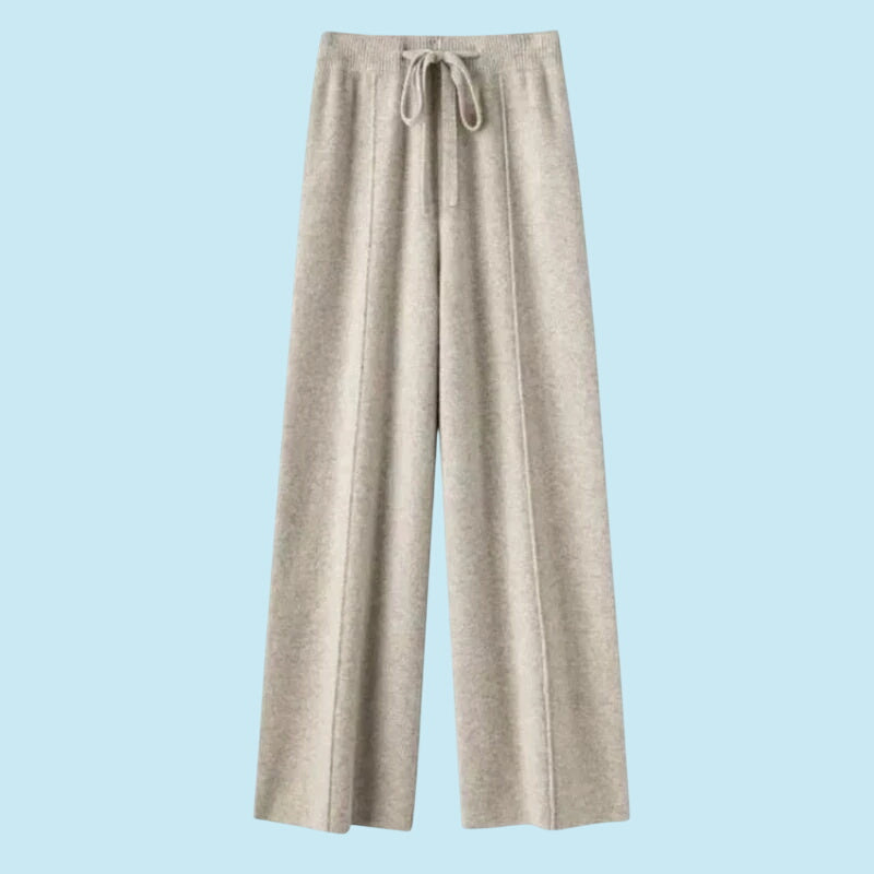 ELEGANCE | Sculpted Soft Wool Palazzo Pant
