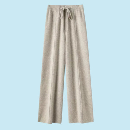 ELEGANCE | Sculpted Soft Wool Palazzo Pant