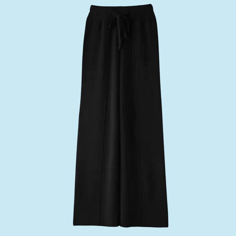 ELEGANCE | Sculpted Soft Wool Palazzo Pant
