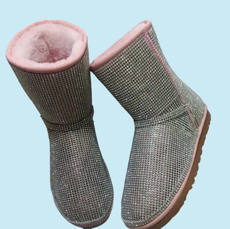 ELEGANCE | Sparkling Winter Snow Boots for Women