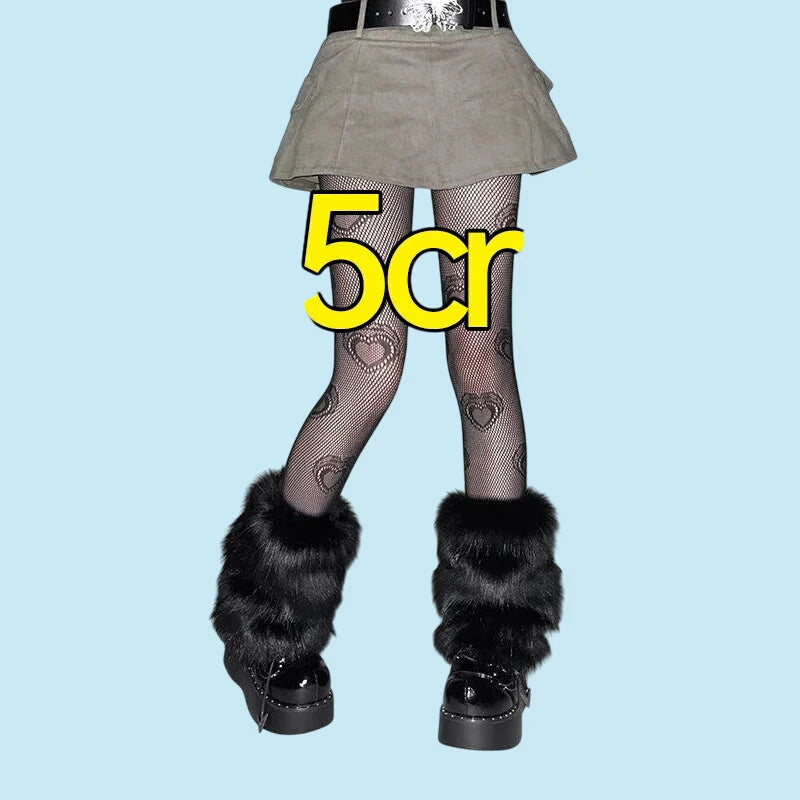 ELEGANCE | Plush Thermal Fur Leg Warmers
