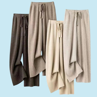 ELEGANCE | Sculpted Soft Wool Palazzo Pant